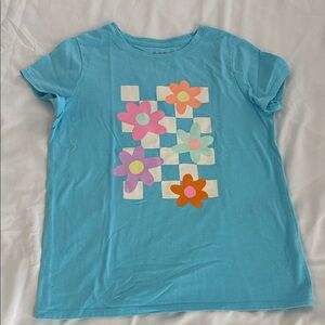 Cat & Jack Blue Floral Kids T-Shirt